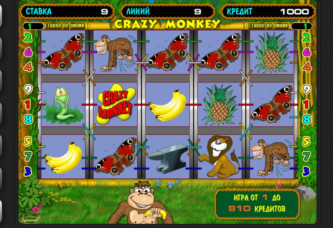 Фриспины в Crazy Monkey